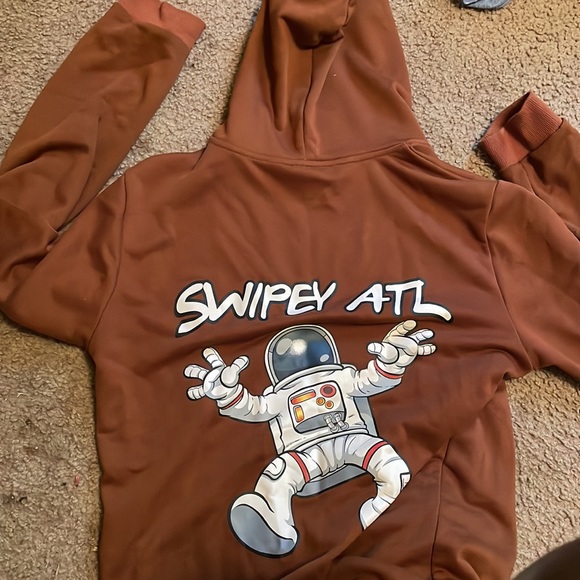 Swiped Atl brown jacket **Never Worn** - Picture 3 of 3